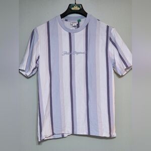 Vintage Guess Originals Striped Tshirt Light Muted Pastels ECO Line Sz SM